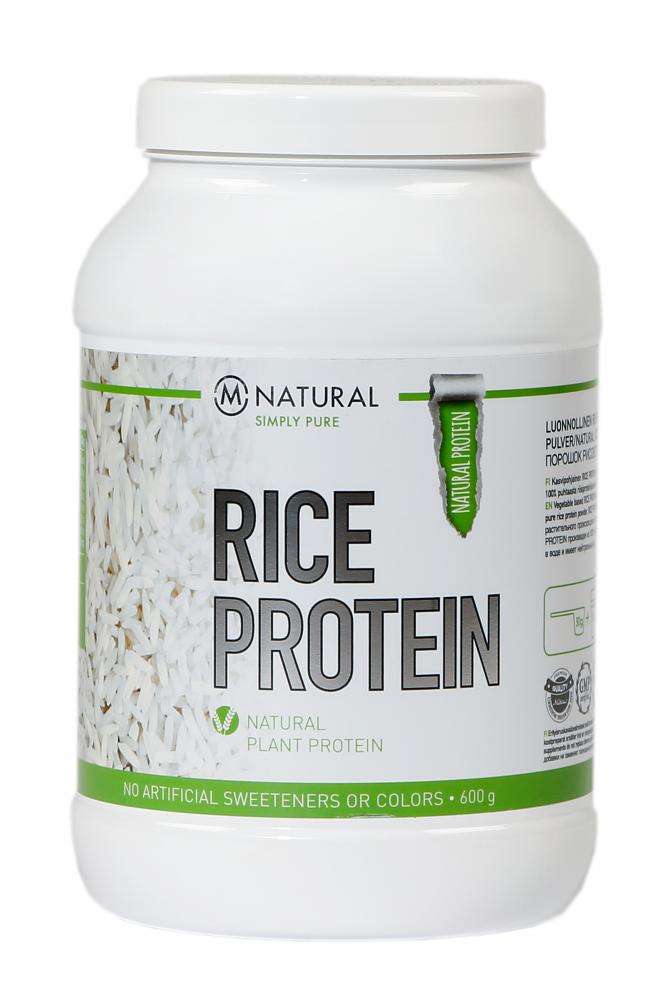 M-Natural Rice Protein 600 g (Poistuva tuote)